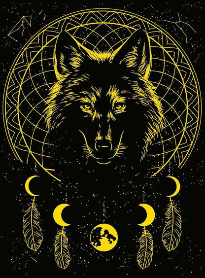 Ravensburger Puzzle 500 Pzs Lunar Wolf 12000442