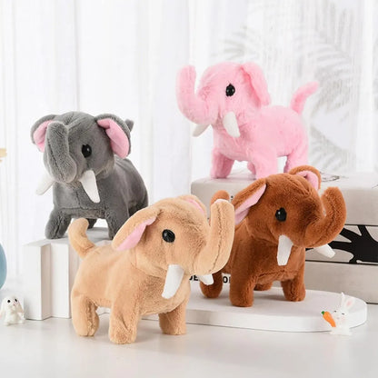 Elefante de Peluche a Pila Shine KL258