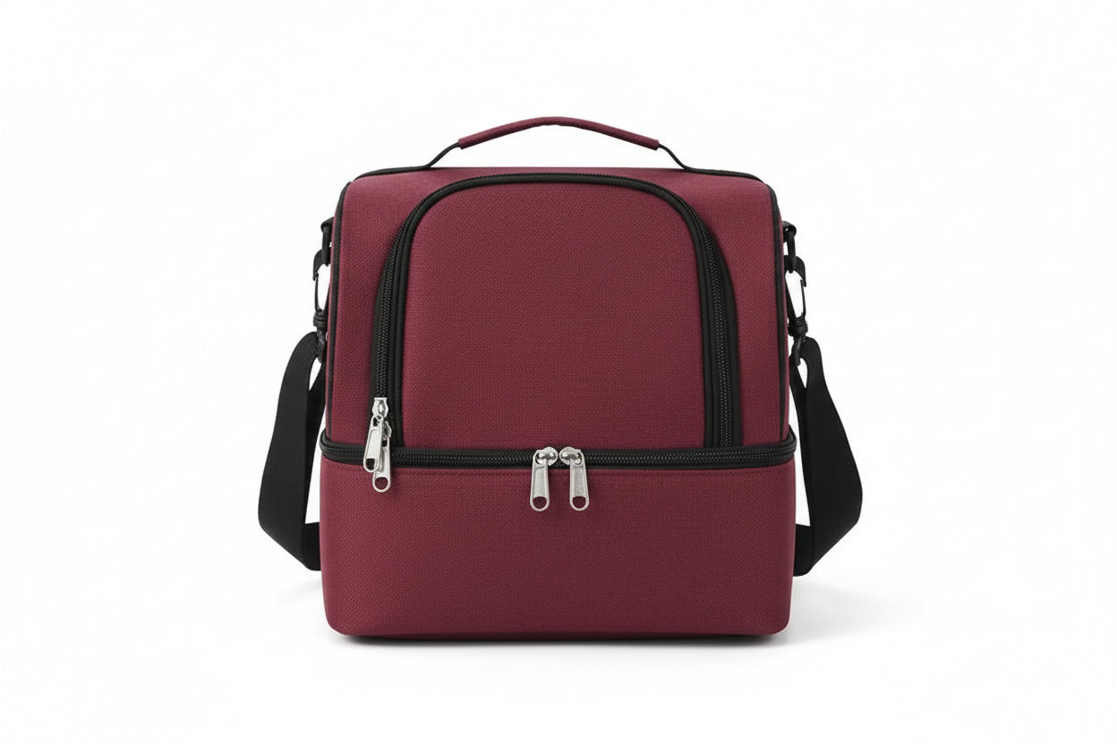 Bolso Lunchera Rojo Kl1187 Shine Rojo