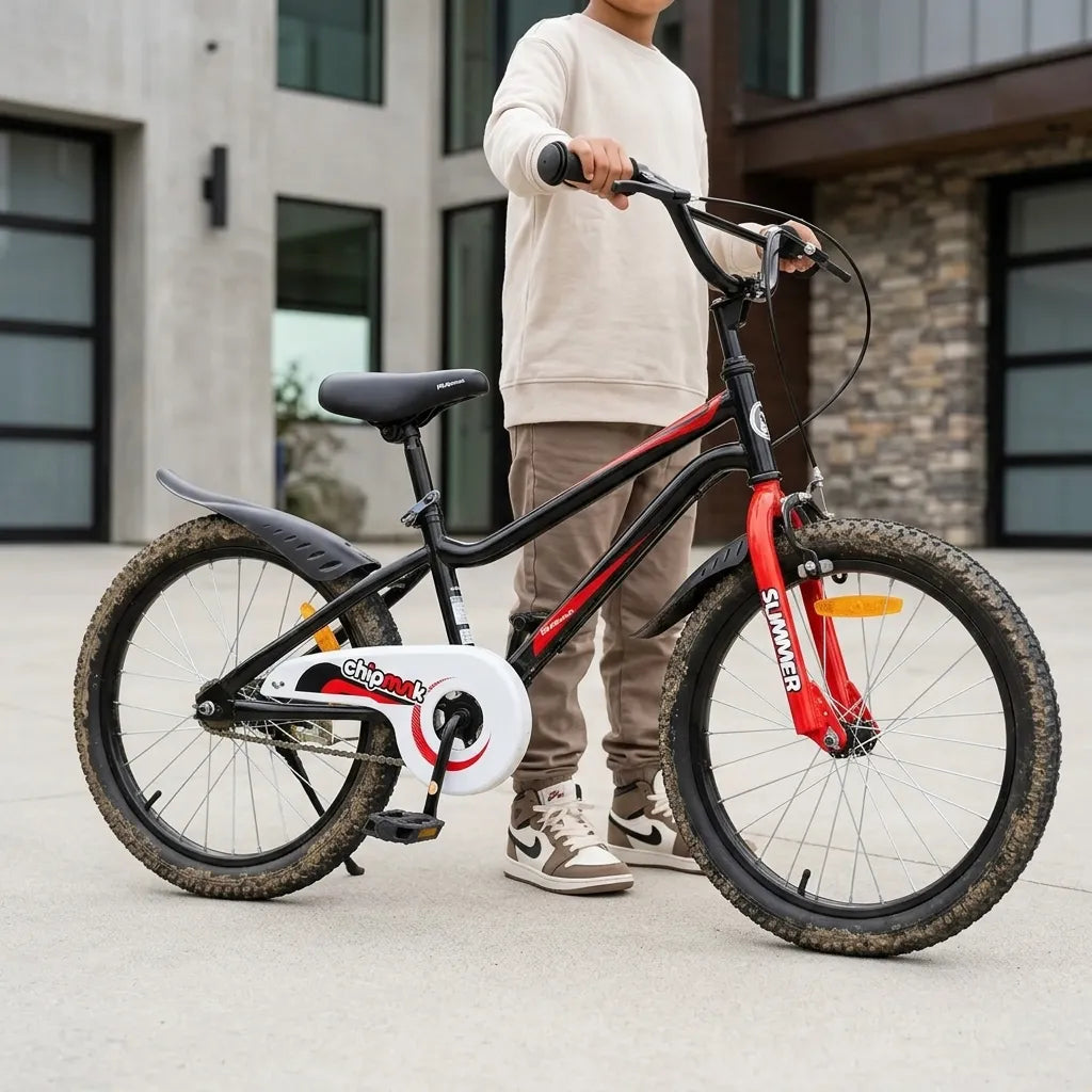 Bicicleta Infantil Royal Baby Chipmunk Mk Negra R20 Cm20-1