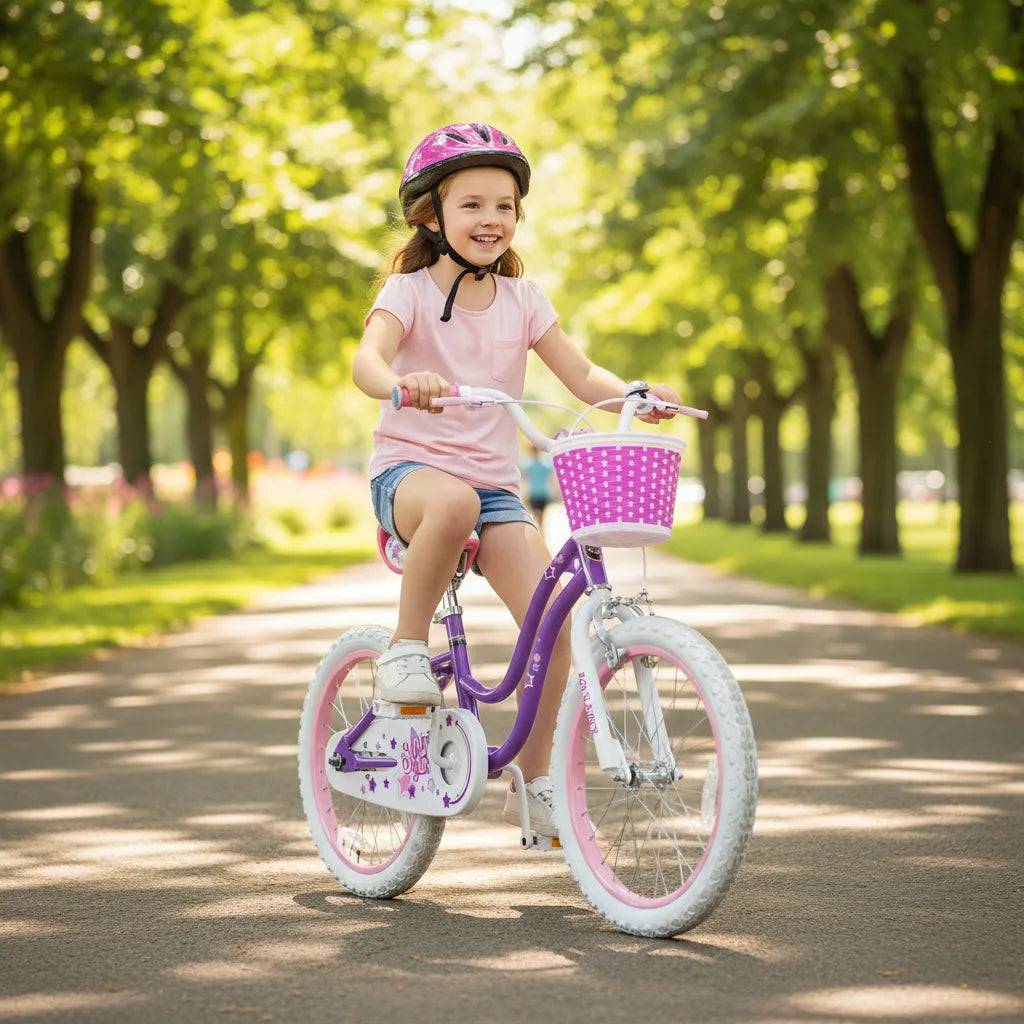 Bicicleta Infantil Royal Baby Stargirl Purpura R20 Rb20g-1