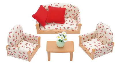 Sylvanian Families Set De Sofá Y Sillones 4464