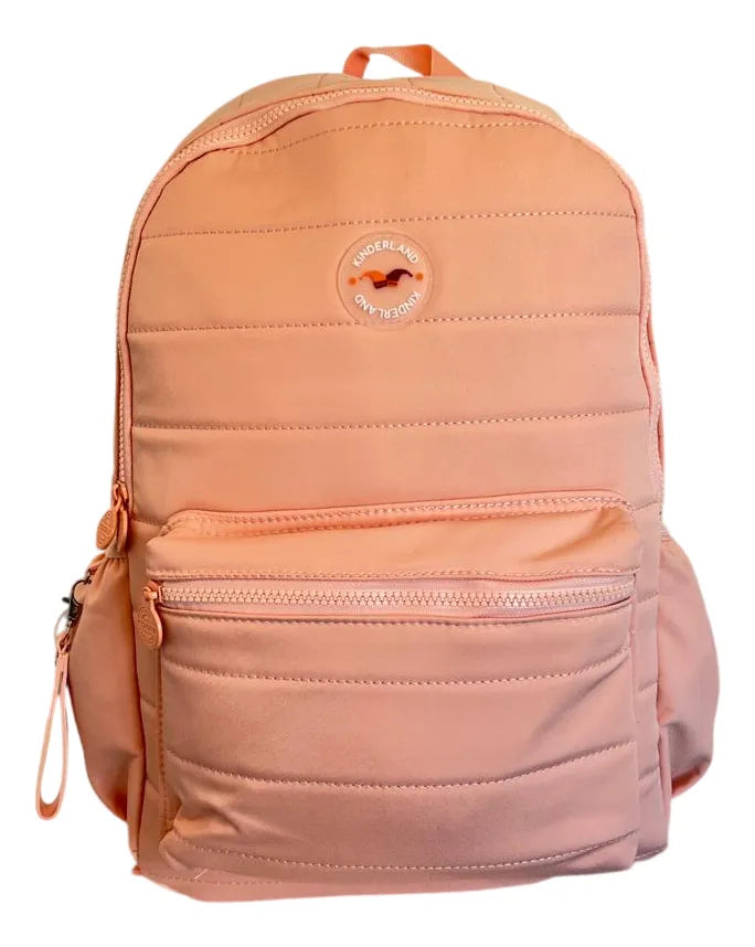 Mochila Espalda 18 Pulgadas Escolar Sl2502r Kinderland Rosa