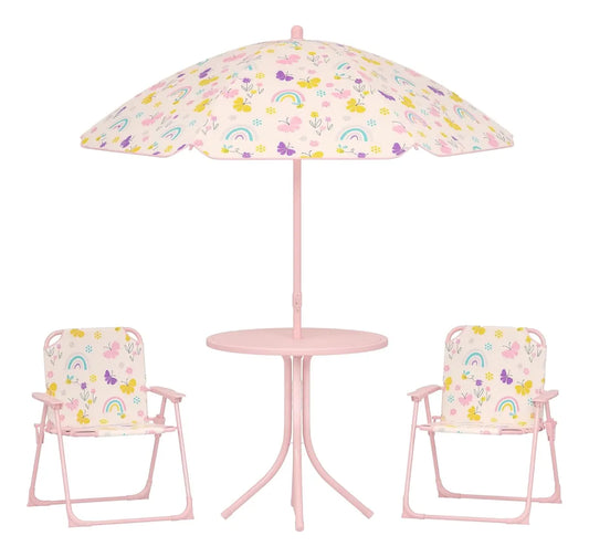 Set De Jardín Infantil De 4 Piezas Estampado Sl6314 Shine Rosa
