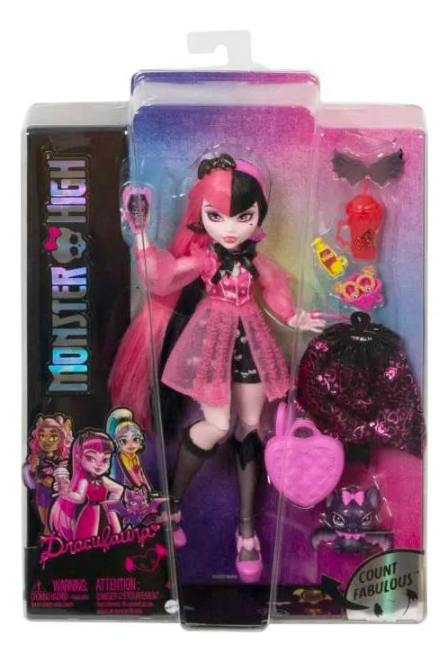 Monster High Muñeca Draculaura Con Accesorios Hhk51 Mattel