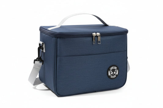 Bolso Lunchera Con Correa Azul Kl1191 Shine Azul