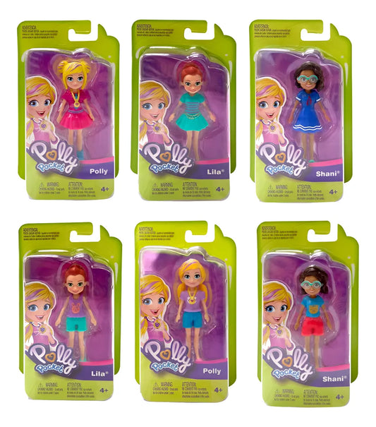 Polly Pocket Boneca Básica Unidade Mattel Sortido