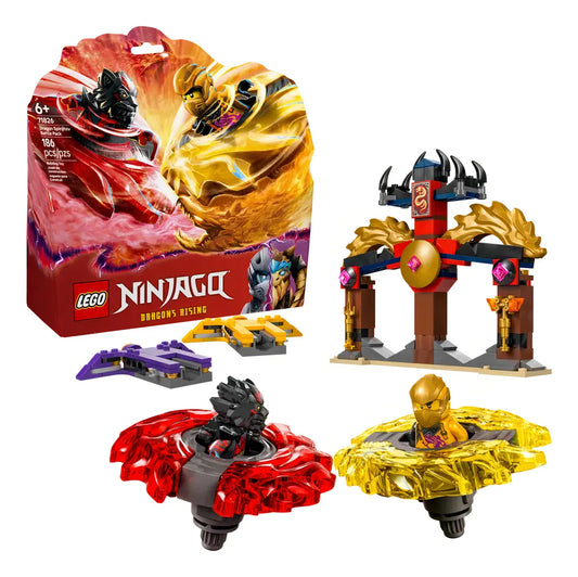 Lego Ninjago Batalla Spinjitzu Del Dragón 71826 186 El Ascenso De Los Dragones