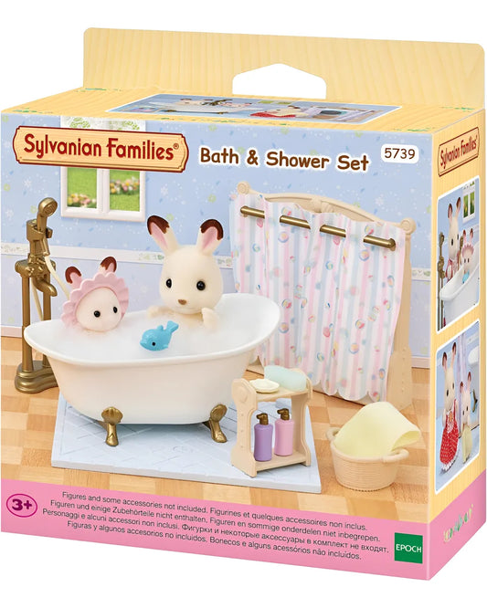 Sylvanian Families Playset De Baño Y Ducha 5739 Art. 5739