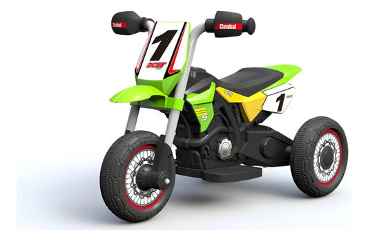 Moto Infantil A Batería Verde Cm-shj53388 Verde