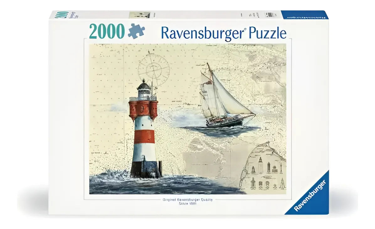 Ravensburger Puzzle 2000 Pzs Romantic Lighthouse 12000804