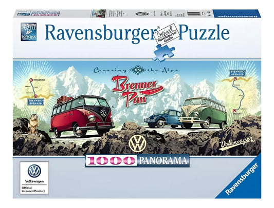Ravensburger Puzzle 1000 Pzs Cross The Alps With Vw 12000443