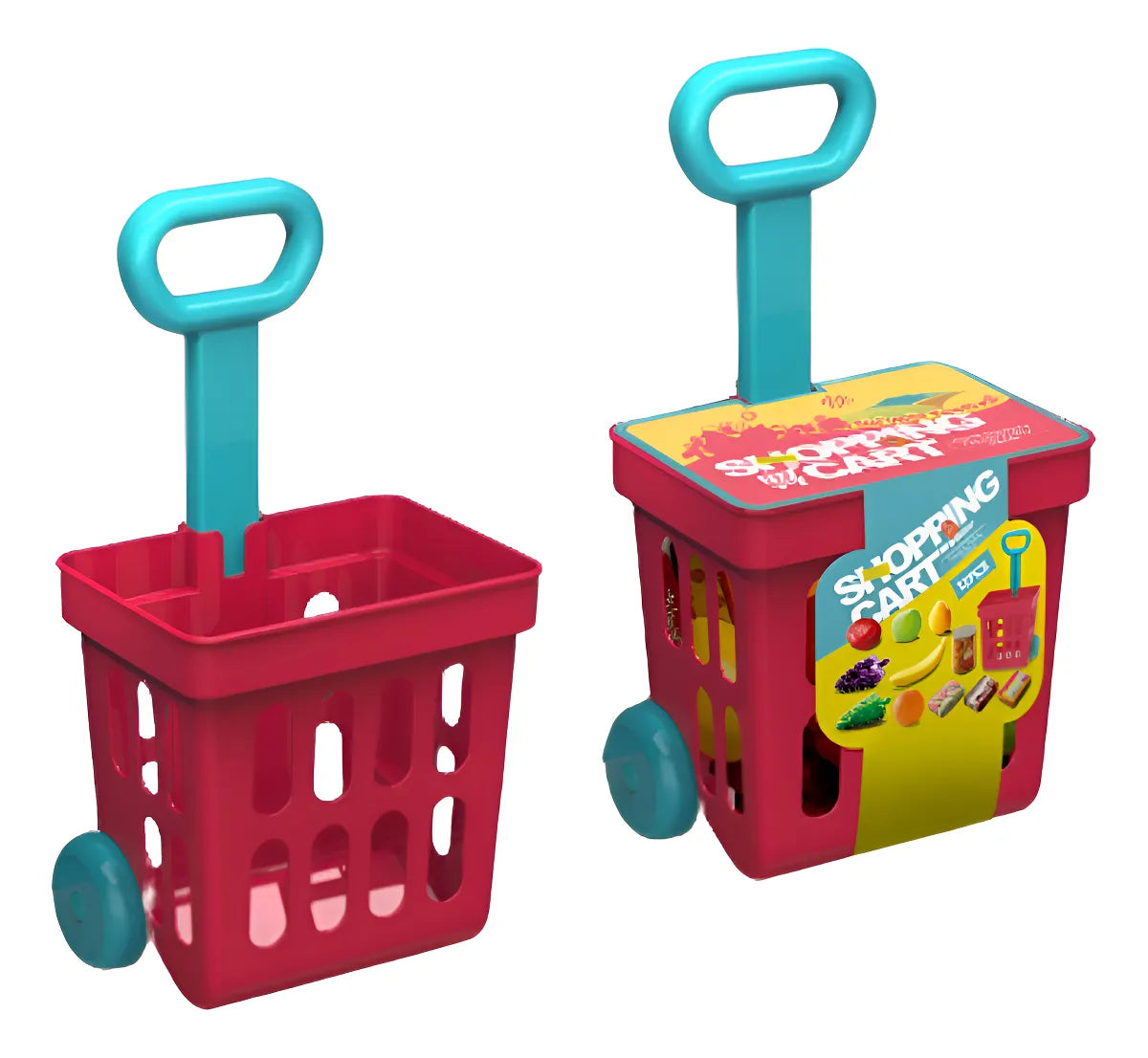 Carrito De Supermercado 2026590 Shine Rojo