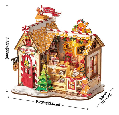 Robotime Rolife Puzzle 3d Casa De Jengibre Dg176