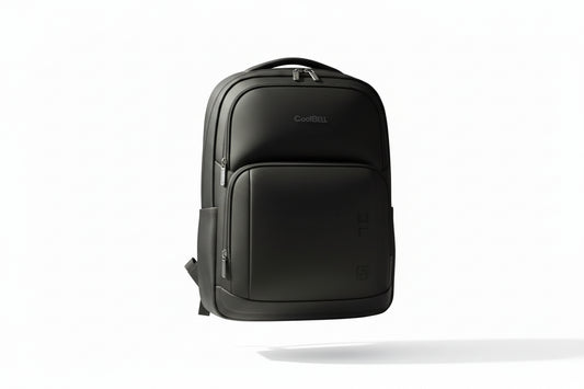 Mochila Impermeable Porta Notebook Negra 17 Kl1198 Shine Negro Liso