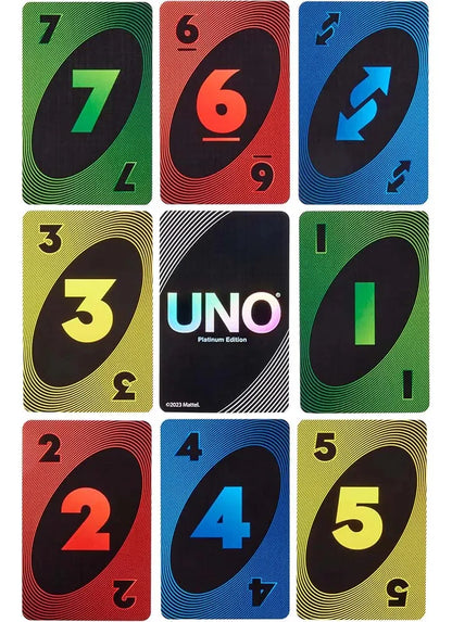 Juego De Cartas Uno Edición Platino Hpy61