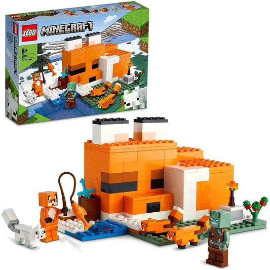 Lego Minecraft El Refugio-zorro 21178