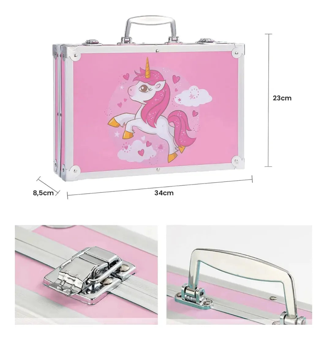 Set De Arte Rosa 150 Pzs Kl1032-g Shine