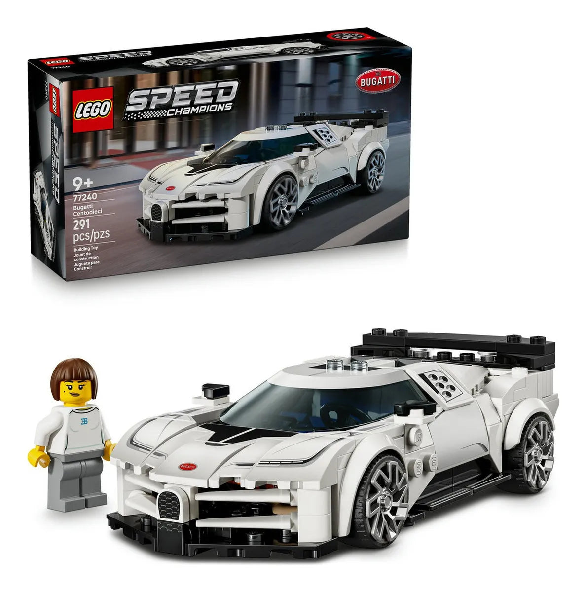 Lego Speed Champion Bugatti Centodieci 77240 291 Bugatti Centodieci