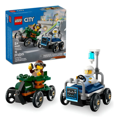 Lego City Pack Carreras: Avion Vs Cama De Hospital 60459