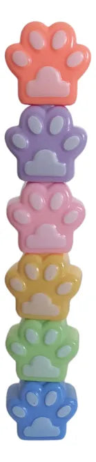 Resaltador 5 Colores Modelo Patita De Gato Sl6607 Kinderland Vs