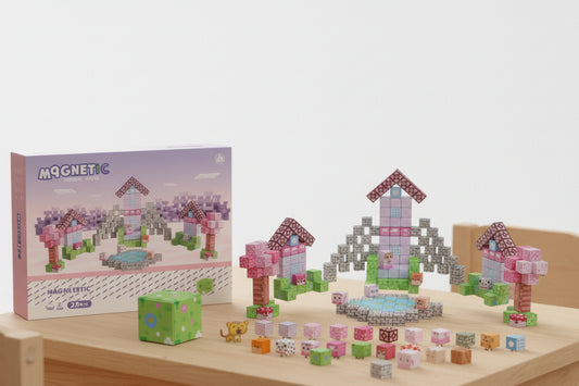 Bloques Magnéticos Cubos Steam Minecraft Pink Shine 3016384 239