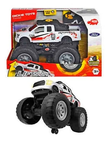 Dickie Toys Camioneta Ford Raptor Wheelie Raiders Blanco