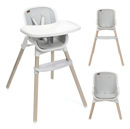 Chicco Silla De Comer Trona Zest Plus Wooden Gris 0871528 Ch Zest Plus Gris