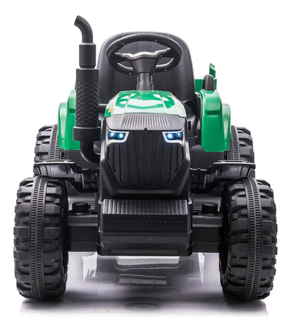 Tractor Con Acoplado A Batería Verde Cn-shj7000a Verde