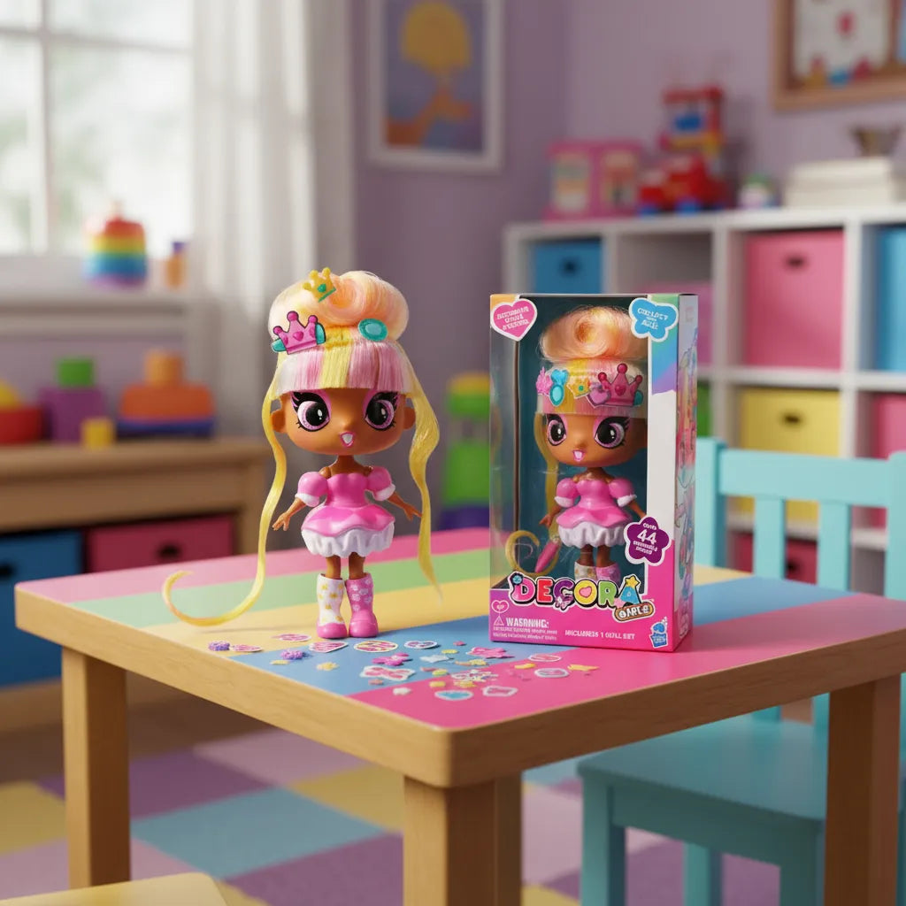 Muñeca Decora Girlz 12 Cm Con Accesorios Surtida D1019