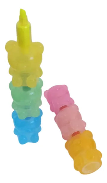 Resaltador 5 Colores Ositos Transparentes Sl6605 Kinderland Vs