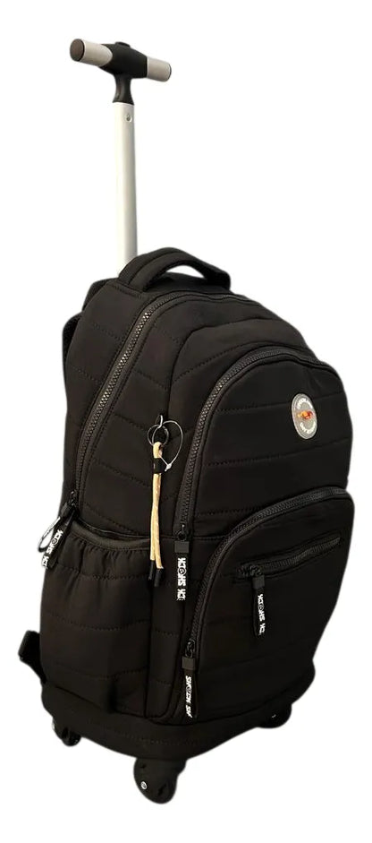 Mochila Carrito Escolar 18 Pulgadas Sl2501n Kinderland Negro