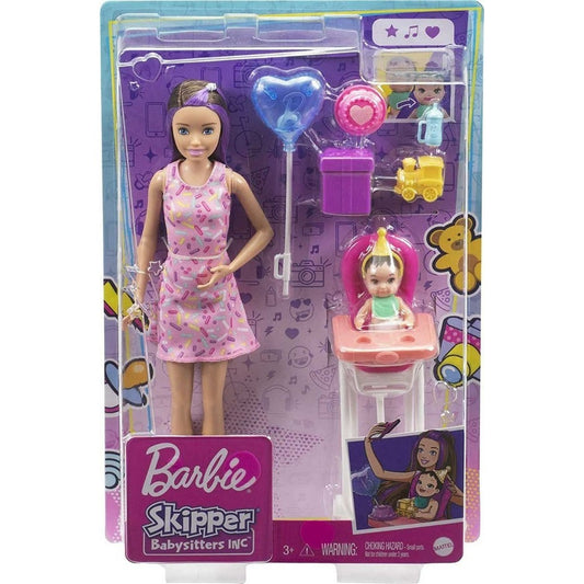 Barbie Muñeca Skipper Niñera Fiesta Cumpleaños Grp40 Mattel