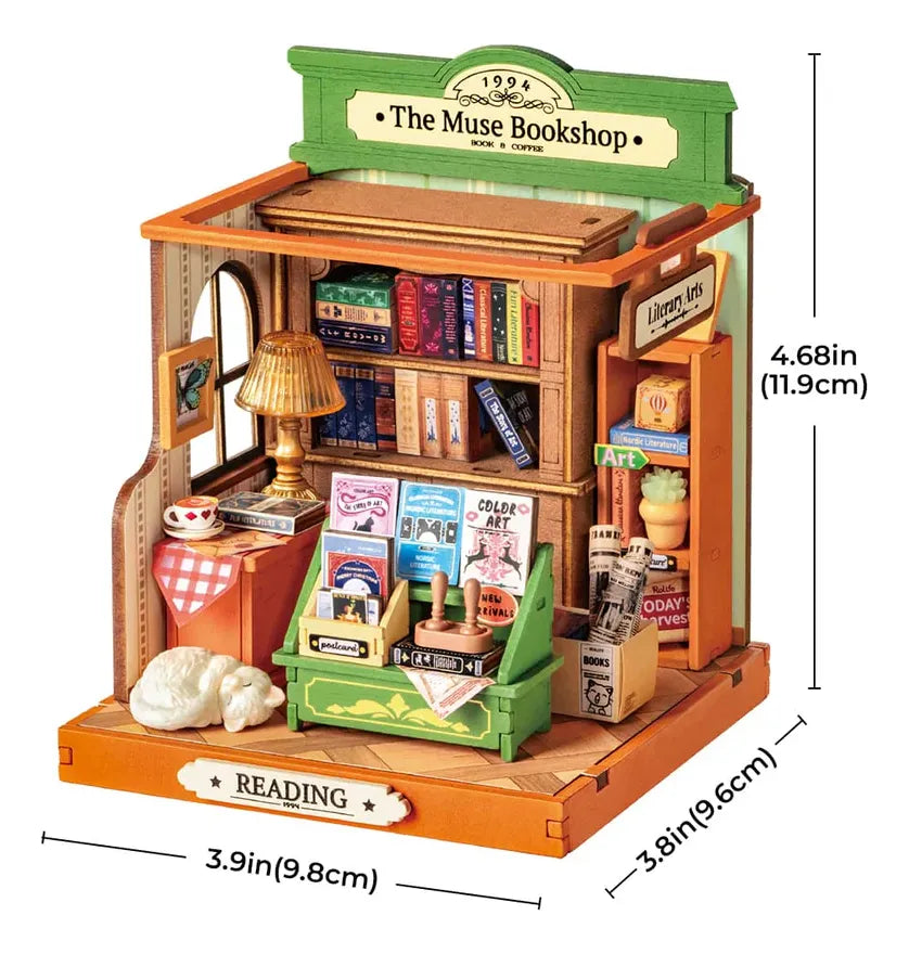 Robotime Puzzle 3d La Librería Muse Ds040 Rolife