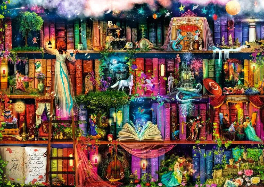 Ravensburger Puzzle 1000 Pzs The Fantasy Bookshop 12000323
