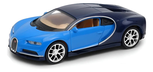 Welly 1:34 Bugatti Chiron Celeste C/negro 43738cw Celeste Con Negro