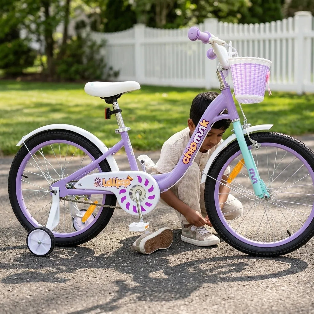 Bicicleta Infantil Royal Baby Chipmunk Mm Purpura R16 Cm16-2
