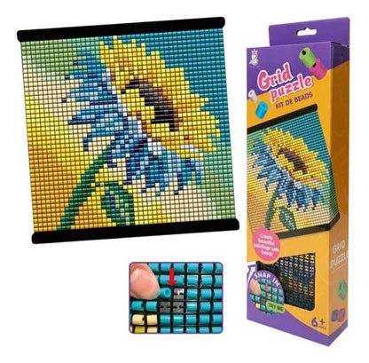 Puzzle Grid Arte En Pixeles Girasol 2000pzs 3104811 Shine