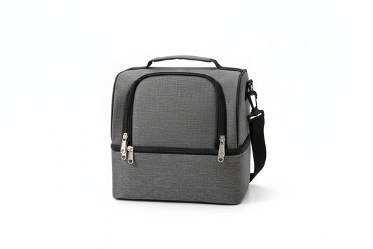 Bolso Lunchera Gris Kl1187 Shine Gris