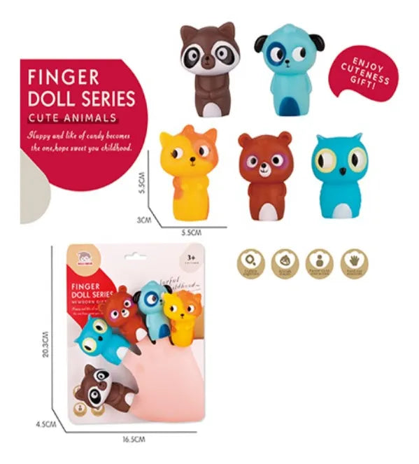 Set Titeres De Dedo Animalitos 2439678 Shine