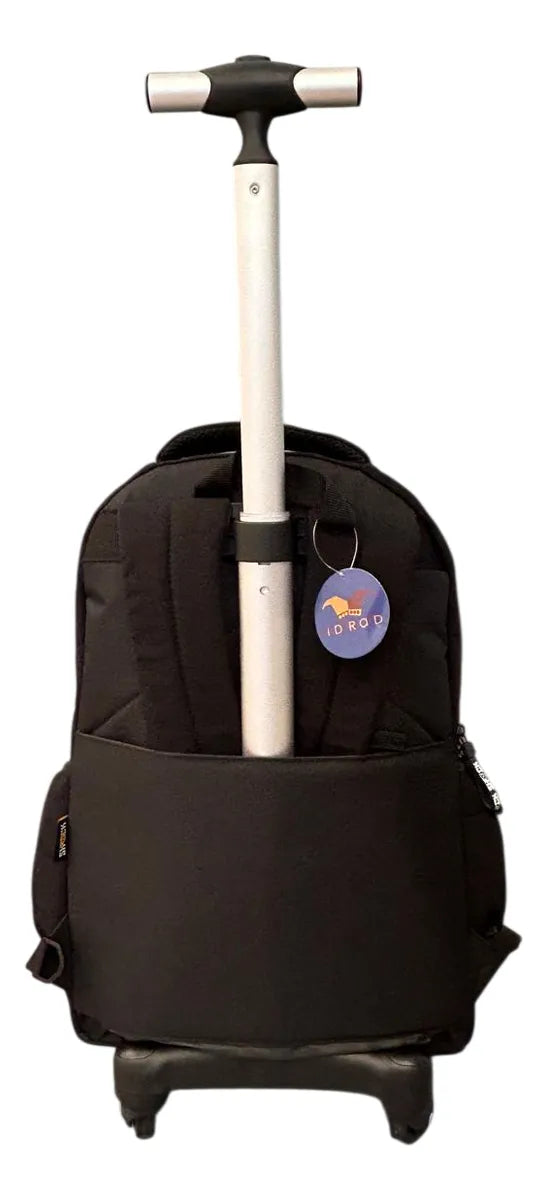 Mochila Carrito Escolar 18 Pulgadas Sl2501n Kinderland Negro
