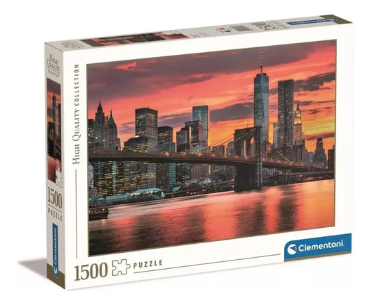 Clementoni Puzzle Hqc East River At Dusk 1500 Pzas 31693