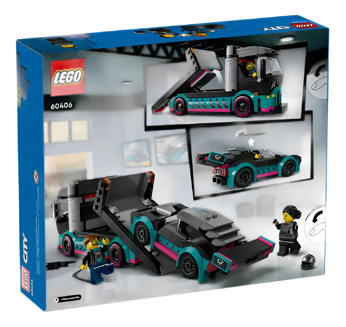 Lego City Coche De Carreras Y Camión 60406 328