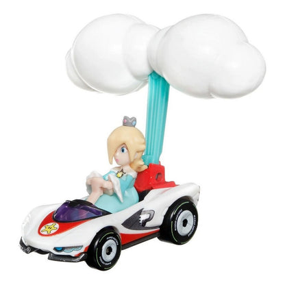 Hot Wheels Mario Kart Auto Con Personaje Gvd30 Mattel
