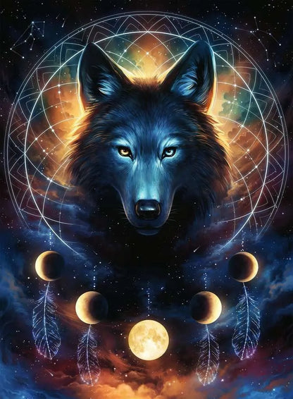 Ravensburger Puzzle 500 Pzs Lunar Wolf 12000442