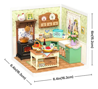 Robotime Rolife Puzzle 3d Farmhouse Kitchen Dw024
