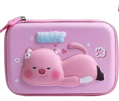 Cartuchera 3d Capibara Rosa Kl1329 Shine Rosa