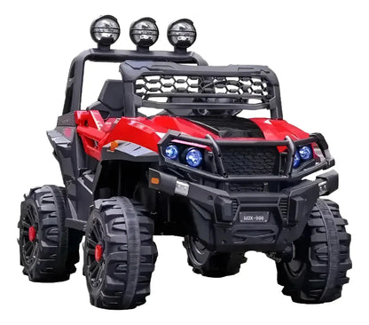 Camioneta A Bateria Jeep Roja Cn-shx61688 Rojo
