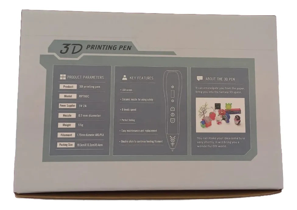 Impresora 3d Lapiz Blanco Rp700c Shine Blanco