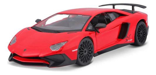 Bburago 1:24 Lamborghini Aventador Sv Coupe Rojo 18-21079